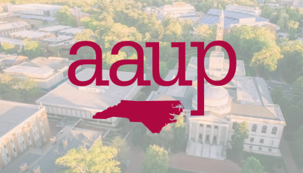 NC aaup logo over image